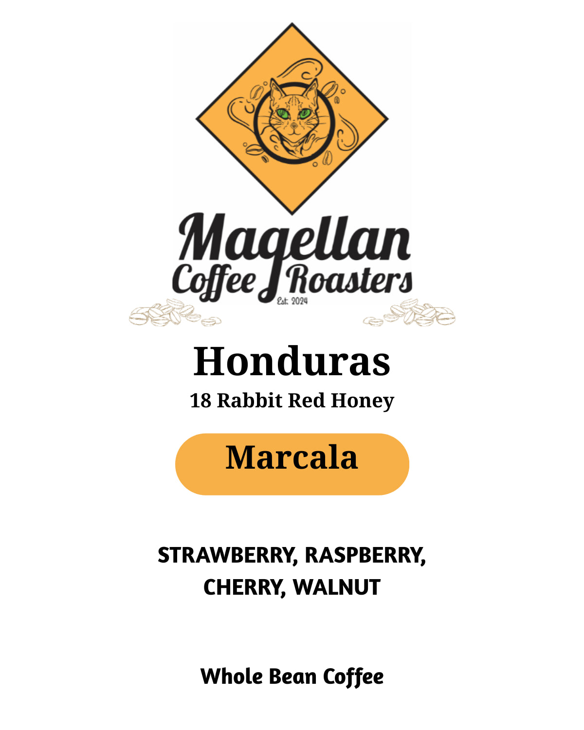 Honduras:  Organic 18 Rabbit Red Honey
